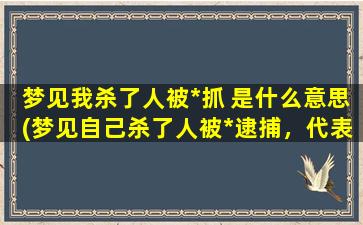 梦见我杀了人被*抓 是什么意思(梦见自己杀了人被*逮捕，代表什么含义)